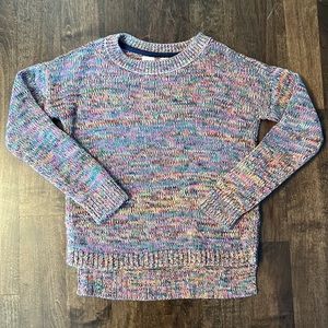Gap Rainbow Knit Pullover Sweater